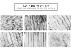 Inverted Black Ink Backgrounds