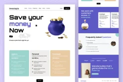 Investopia - Finance Responsive Web