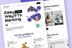 Investopia - Finance Responsive Web