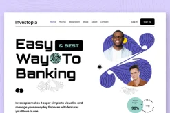 Investopia - Finance Responsive Web