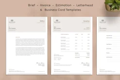 Invoice | Brif | Estimation