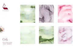 4-in-1 Watercolor Floral Bundle 03