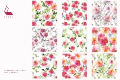 4-in-1 Watercolor Floral Bundle 03