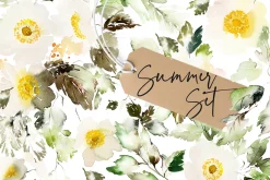 4-in-1 Watercolor Floral Bundle 03