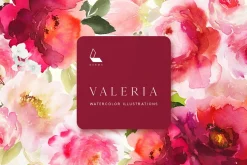 4-in-1 Watercolor Floral Bundle 03