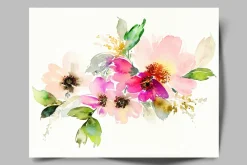 4-in-1 Watercolor Floral Bundle 03