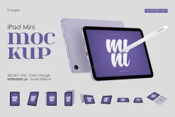 iPad Mini Mockup Set