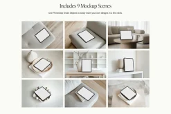 9 iPad Mockup Bundle