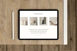 iPad Mockup Scene