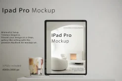 iPad Pro Mockup Soft Gallery