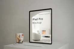 iPad Pro Mockup Soft Gallery