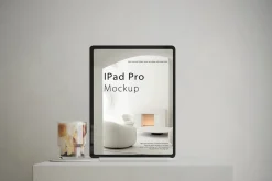 iPad Pro Mockup Soft Gallery