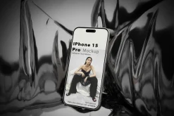 iPhone 15 Mockup Inflatable Chair