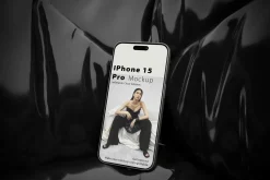 iPhone 15 Mockup Inflatable Chair