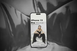 iPhone 15 Mockup Inflatable Chair