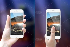 iPhone6 in Hand Mockups