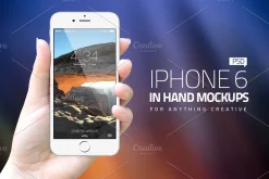 iPhone6 in Hand Mockups