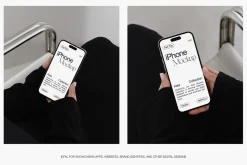 iPhone MacBook Poster Tube Mockups