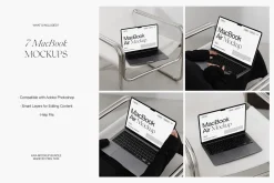 iPhone MacBook Poster Tube Mockups