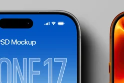 iPhone 17 Pro Mockup (3 Objects)