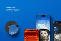 iPhone 17 Pro Mockup (3 Objects)
