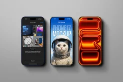 iPhone 17 Pro Mockup (3 Objects)