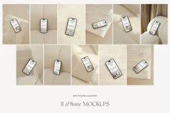 iPhone 14 Pro Silver Mockups | Apple