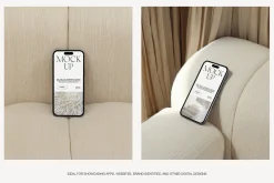 iPhone 14 Pro Silver Mockups | Apple