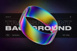 Iridescent Geometric 3D Shapes vol.3