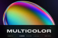 Iridescent Geometric 3D Shapes vol.3