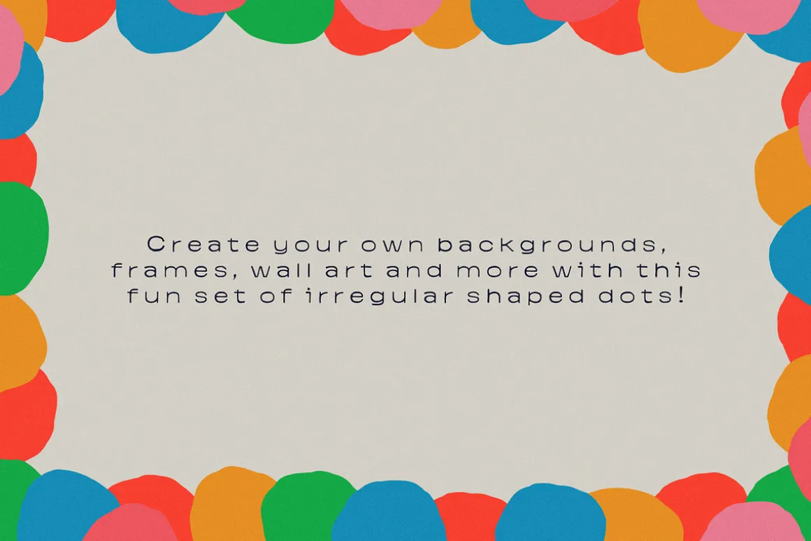 Irregular Dots Procreate Stamp Brush
