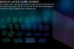 160 Isometric Guides (PNG, Brushes)