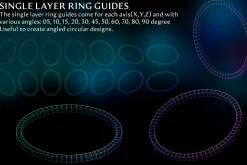 160 Isometric Guides (PNG, Brushes)