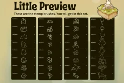 290+ Isometric Maker Stamp Brushes