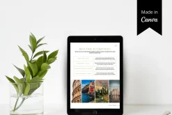 Italy Travel Itinerary Template