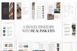 Italy Travel Itinerary Template