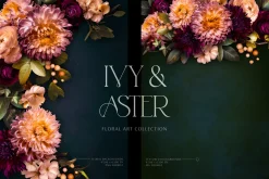 Ivy & Aster Moody Floral Art Set