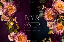 Ivy & Aster Moody Floral Art Set