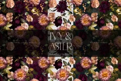 Ivy & Aster Moody Floral Art Set