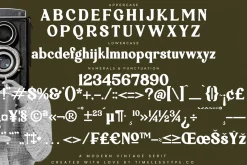 Jackets Region Retro Serif Font