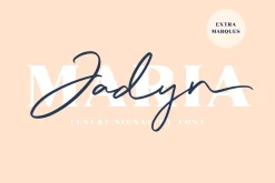 Jadyn Maria - Luxury Signature Font