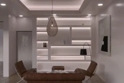 Japandi Living Room 3D Scene, Mockup