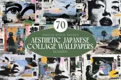 70 Japanese Collage Wallpapers