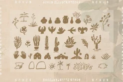 Jardin hand drawn display font