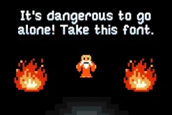 Jaunt: 8-bit pixel font