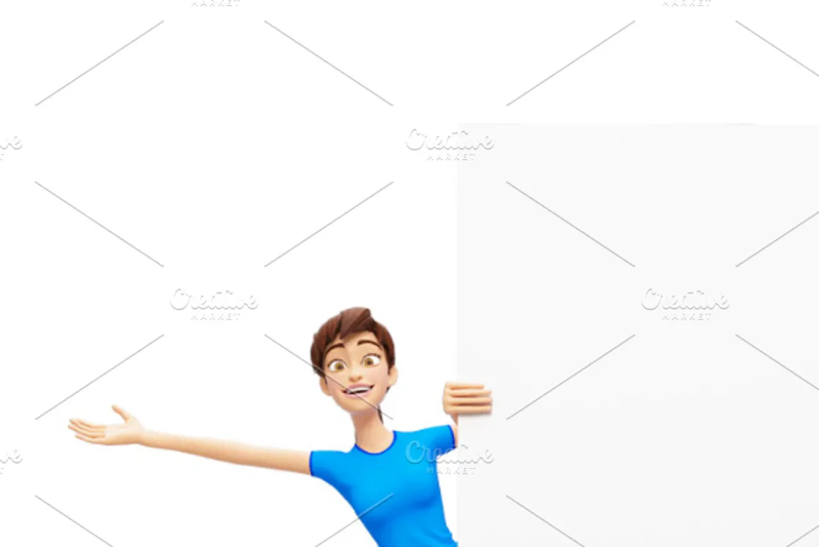 35 Jenny 3D Product Promo Mock-Ups
