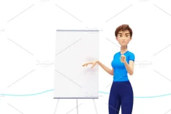 35 Jenny 3D Product Promo Mock-Ups
