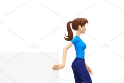 35 Jenny 3D Product Promo Mock-Ups