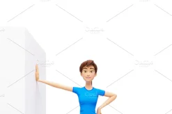 35 Jenny 3D Product Promo Mock-Ups
