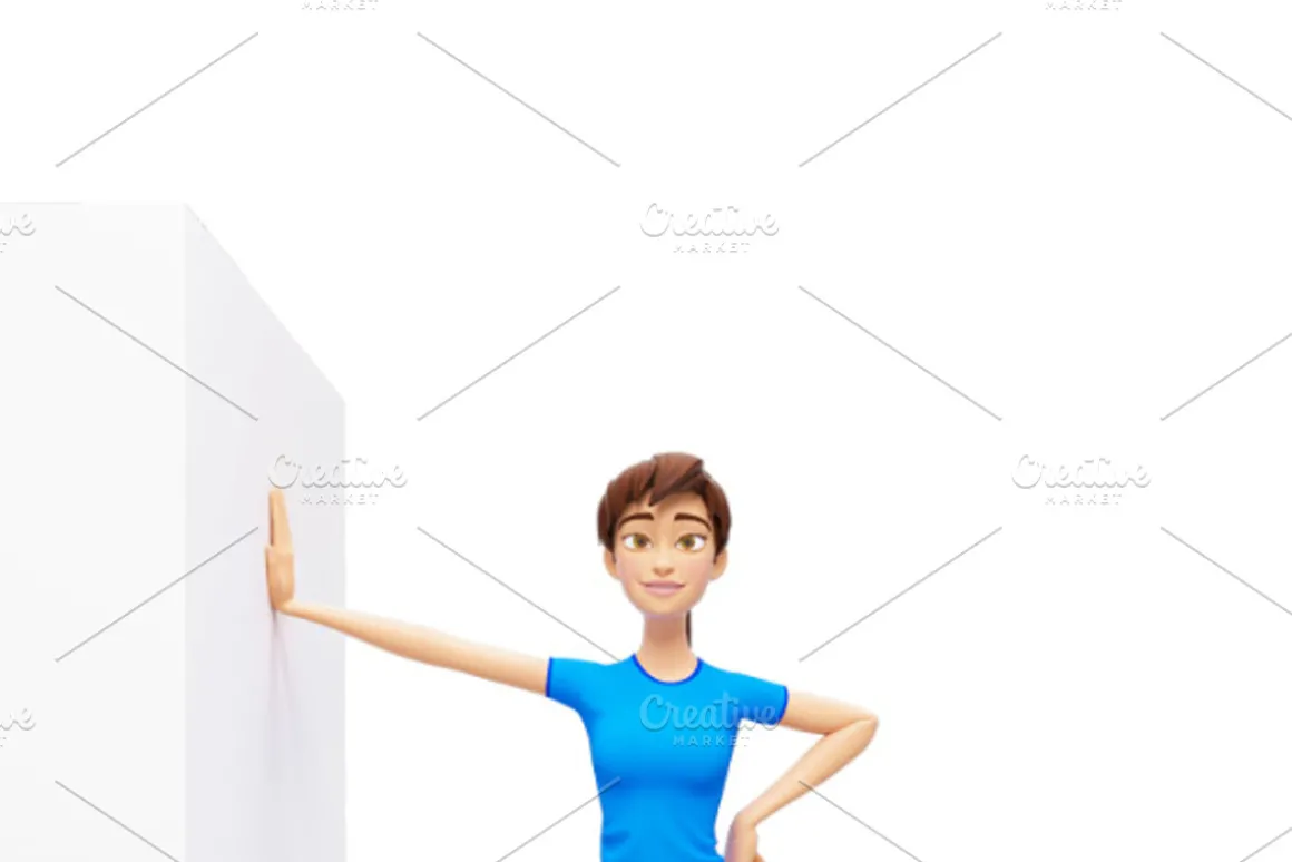 35 Jenny 3D Product Promo Mock-Ups